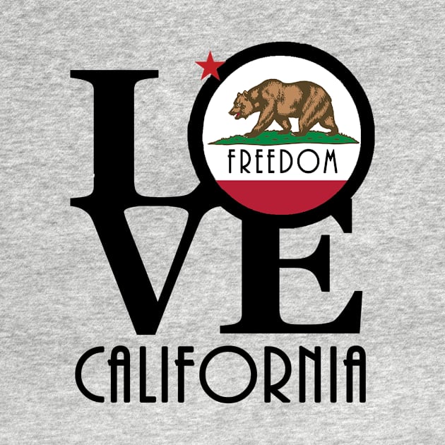 LOVE Freedom California by TheHippiest